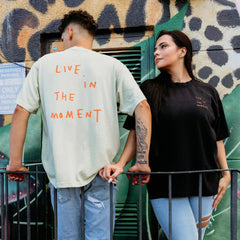 Live In The Moment Heavyweight Tee: Pistachio, 2XL