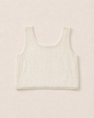 Beulah Style Pearl Crop Top