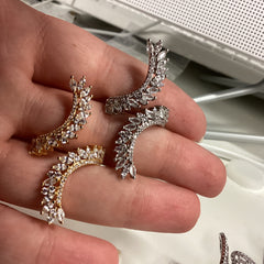 Diamond Fern Ring