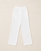 Rivir White Wide Leg Pants (Set)