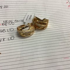 Diamond Kriss Kross Ring