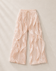 NUDE RUFFLE JOGGERS