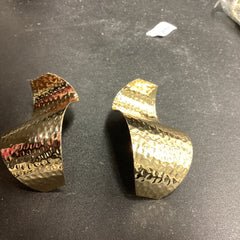 Gold Wavy Earrings