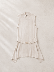 Blithe Gold Accent Rib-Knit top