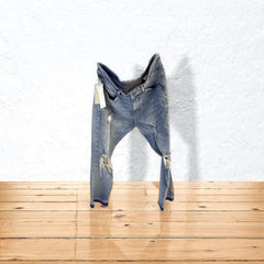 KDNK Light blue RELAXED RIPPED JEANS