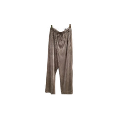 Love Poem Taupe Ribbed Velvet Wide Leg Pants