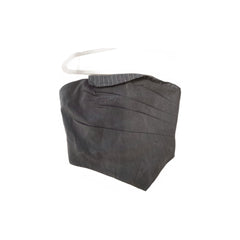 Miss8 Grey Pinstriped Tube Top