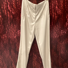 Active Usa Taupe Leather Pants
