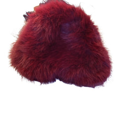 Berry Burgandy Fur Hat