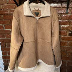 Magaschoni Faux Fur Tan Jacket