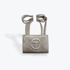 Telfar gold small bag