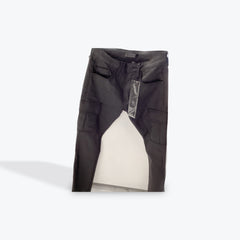 KDNK Black Waxed Cargo skinny flare jeans