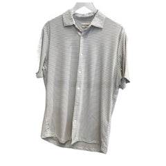 Hudson and Borrow Taupe Pinstripe Shirt