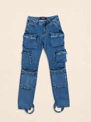 VICIOUS CARGO BAGGY DENIM