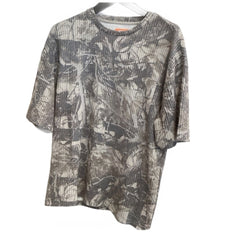 Negative Space Gray Camo Quilt T-Shirt