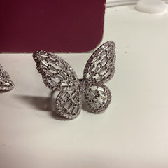 Silver Butterfly Ring