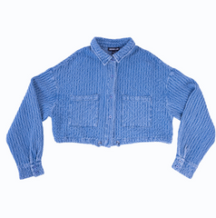 Rehab Lab Denim Crop Top