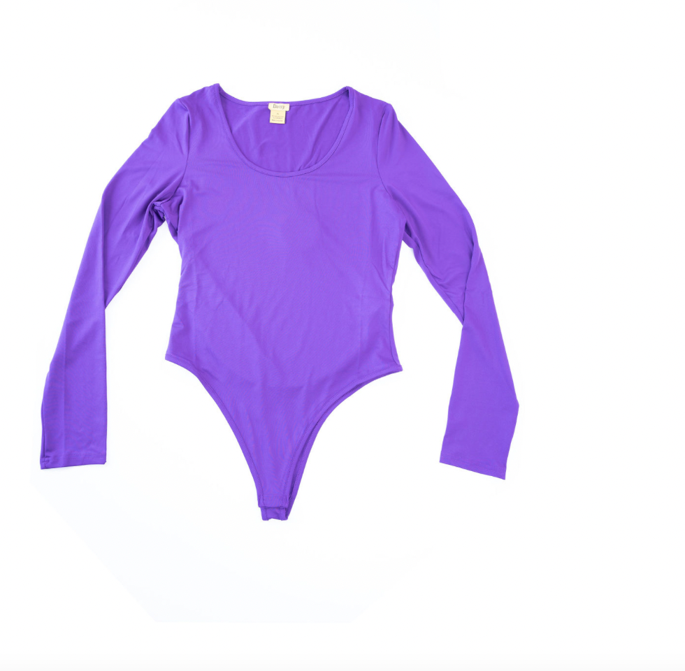 Daisy Purple Bodysuit