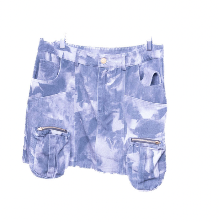 Beulah Grey Multi Skirt