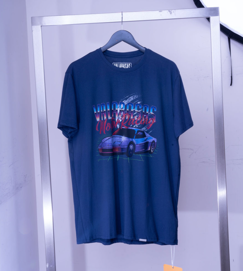 Valabasas Blue Motor Racing T-Shirt