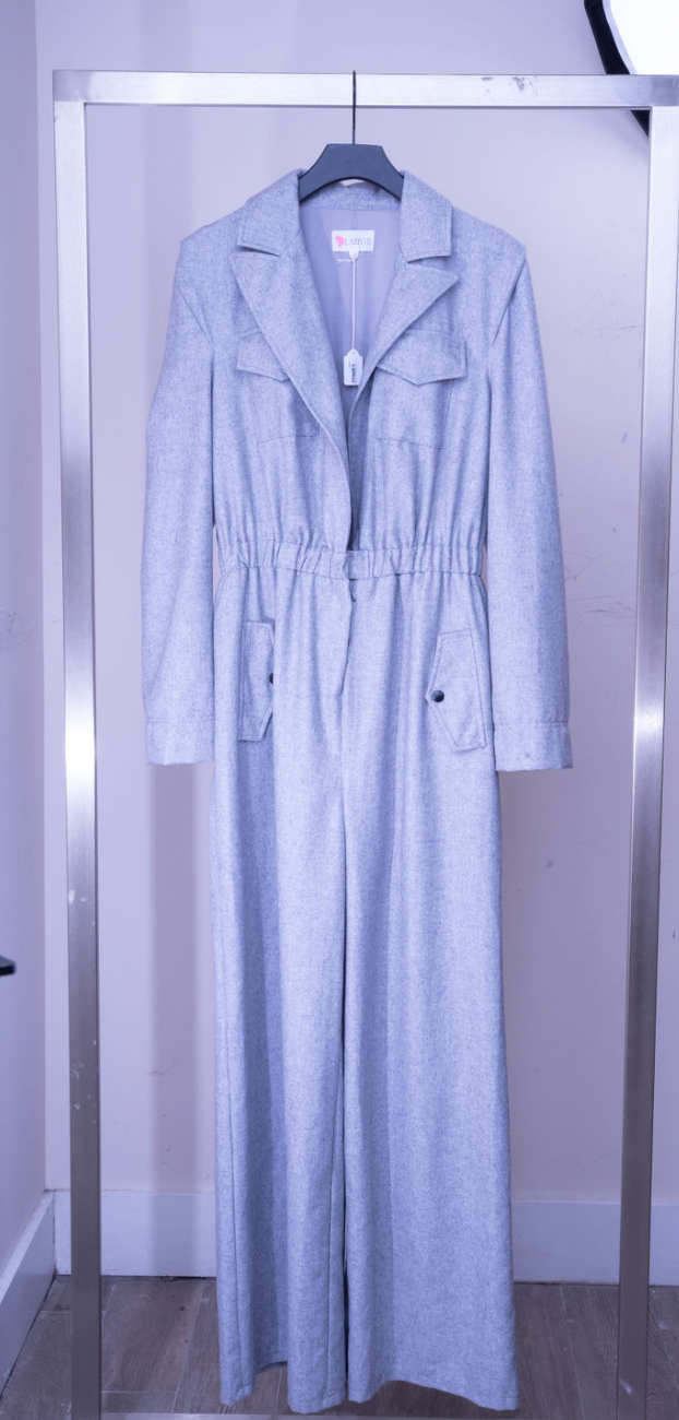 Latiste Wool Grey Jumpsuit