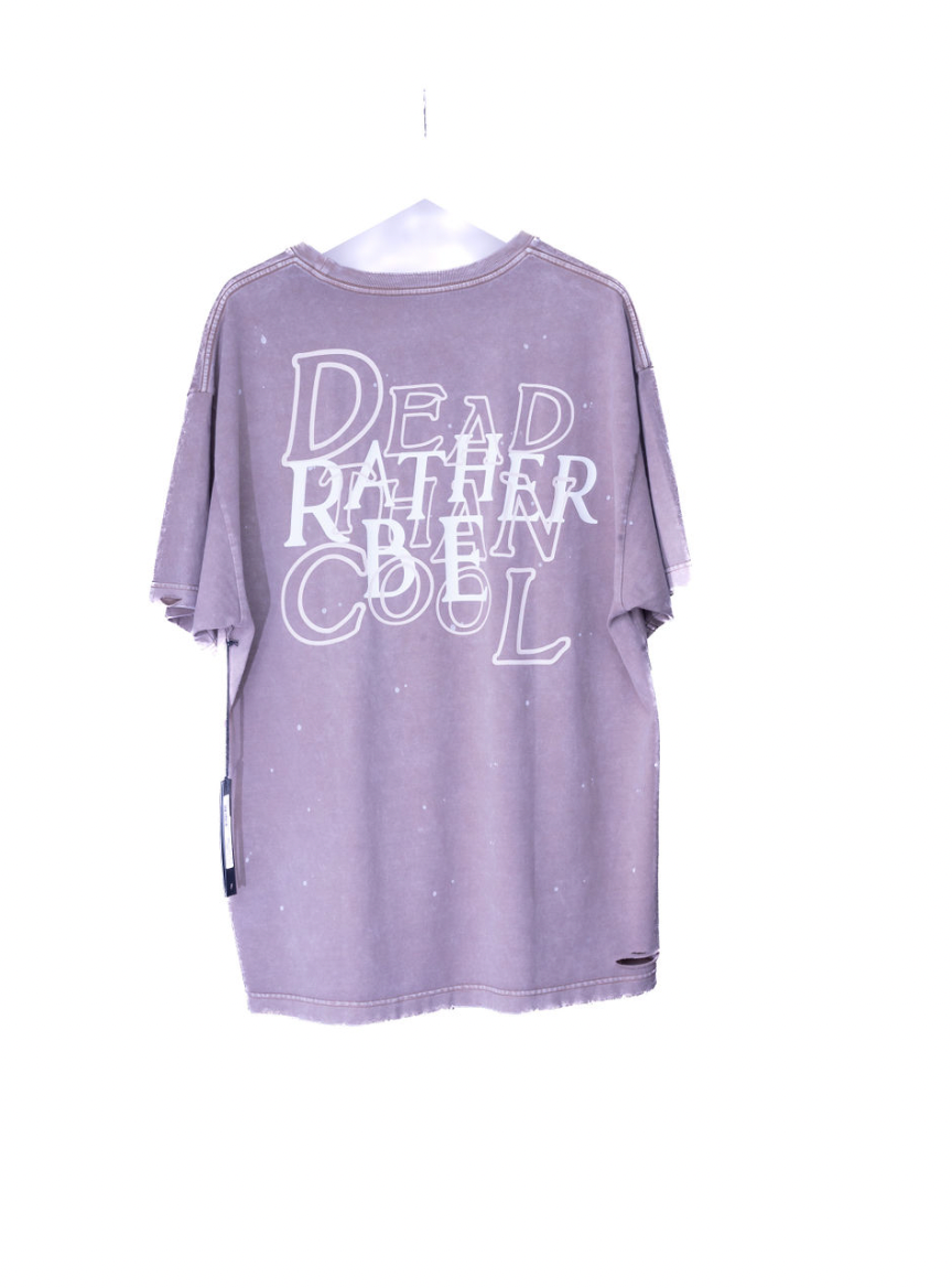 Dead than cool spiral logo shirt