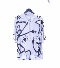 Dom Rebel White Faces Medium