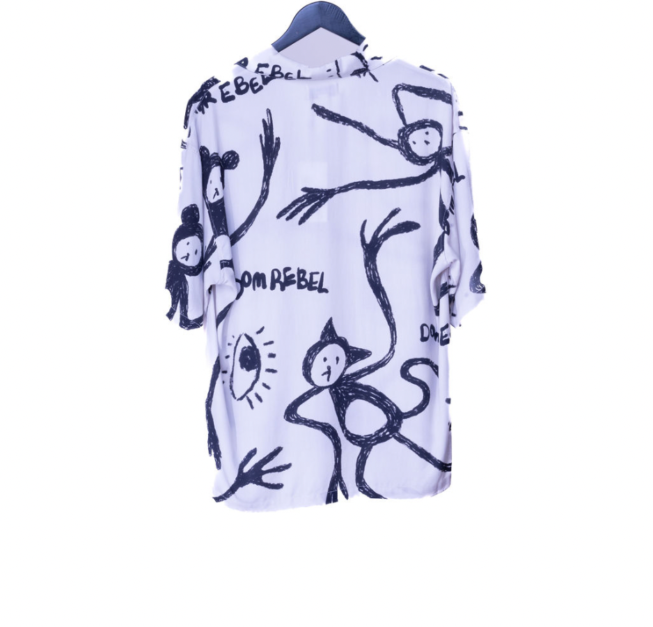 Dom Rebel White Faces Medium