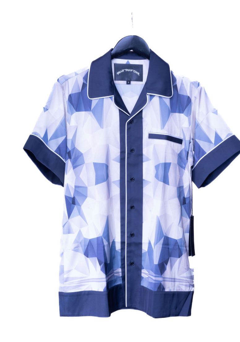 Dead than cool botanic pajama shirt