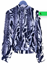 Beulah Black/ White Snake Set - Top