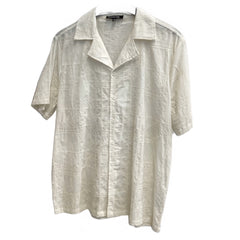 Windward Cream Stitched Button-Down