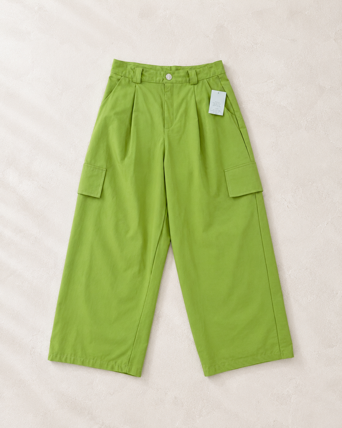 LOVE POEM OLIVE NYLON PANTS