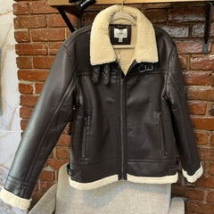 Jason Wu Brown Faux Leather Jacket