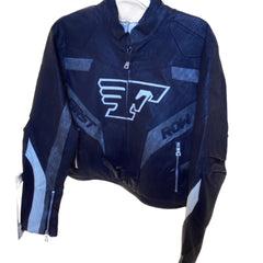 First Row Black Moto Jacket