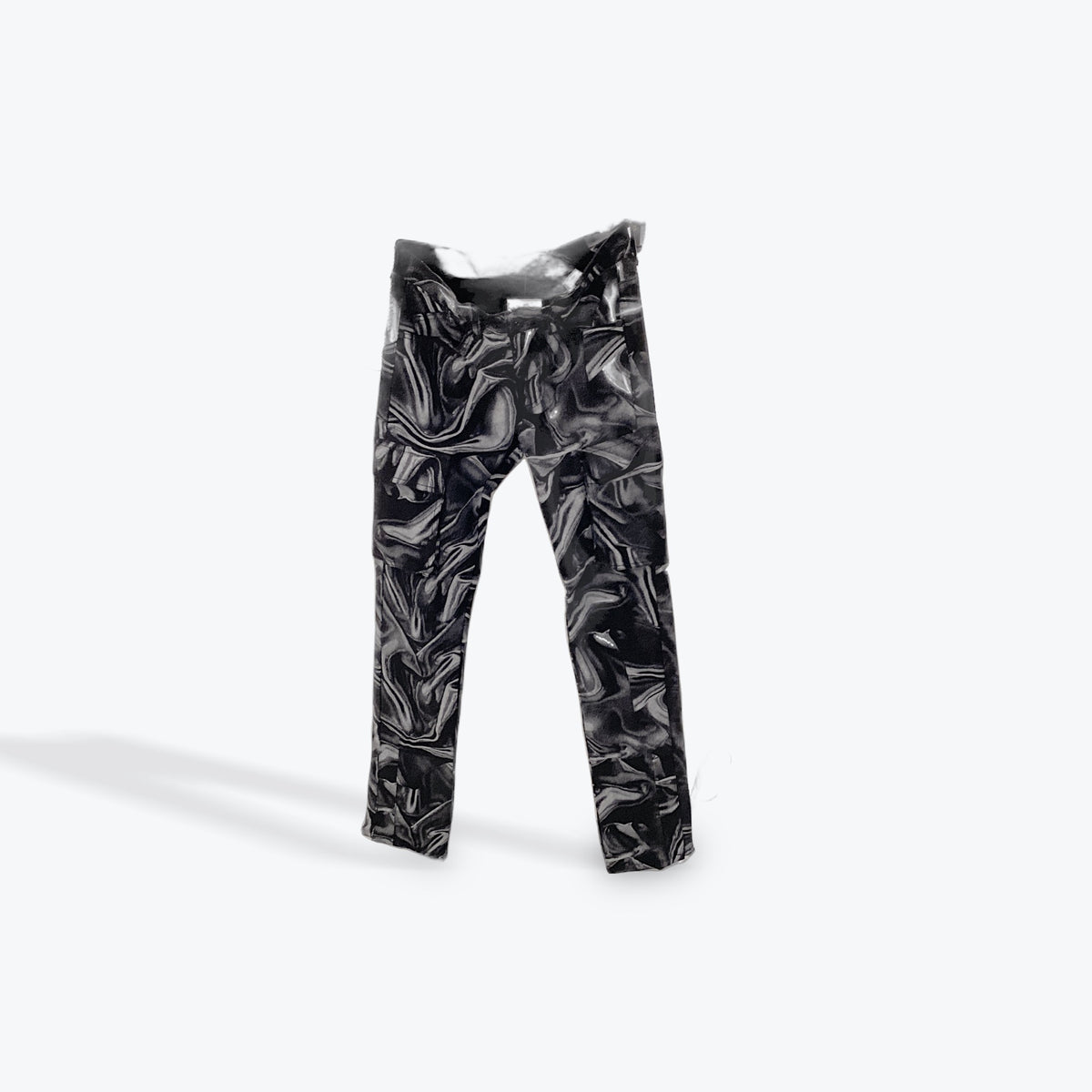 KDNK BLACK SMOKE STACKED CARGO PANTS