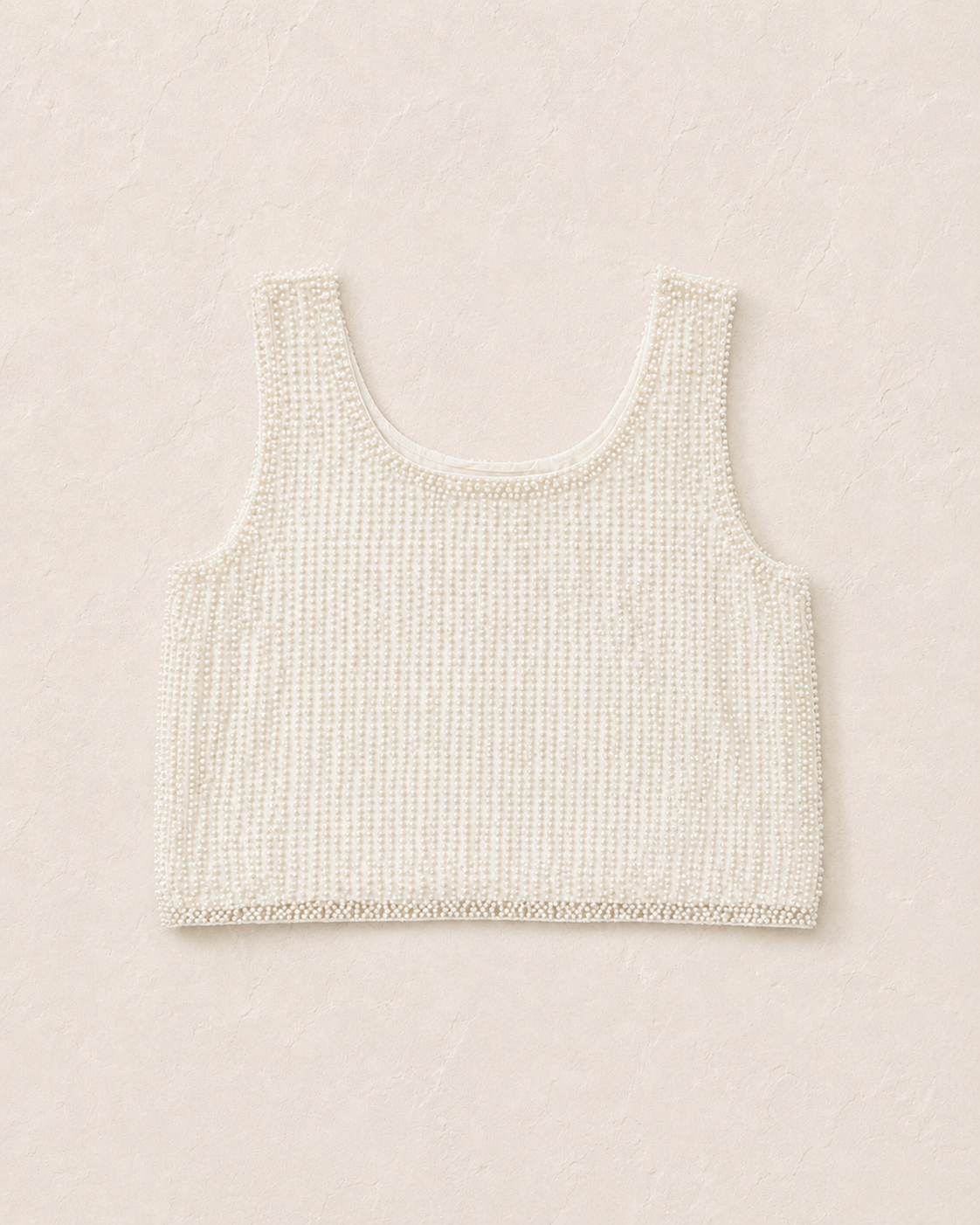 Beulah Style Pearl Crop Top