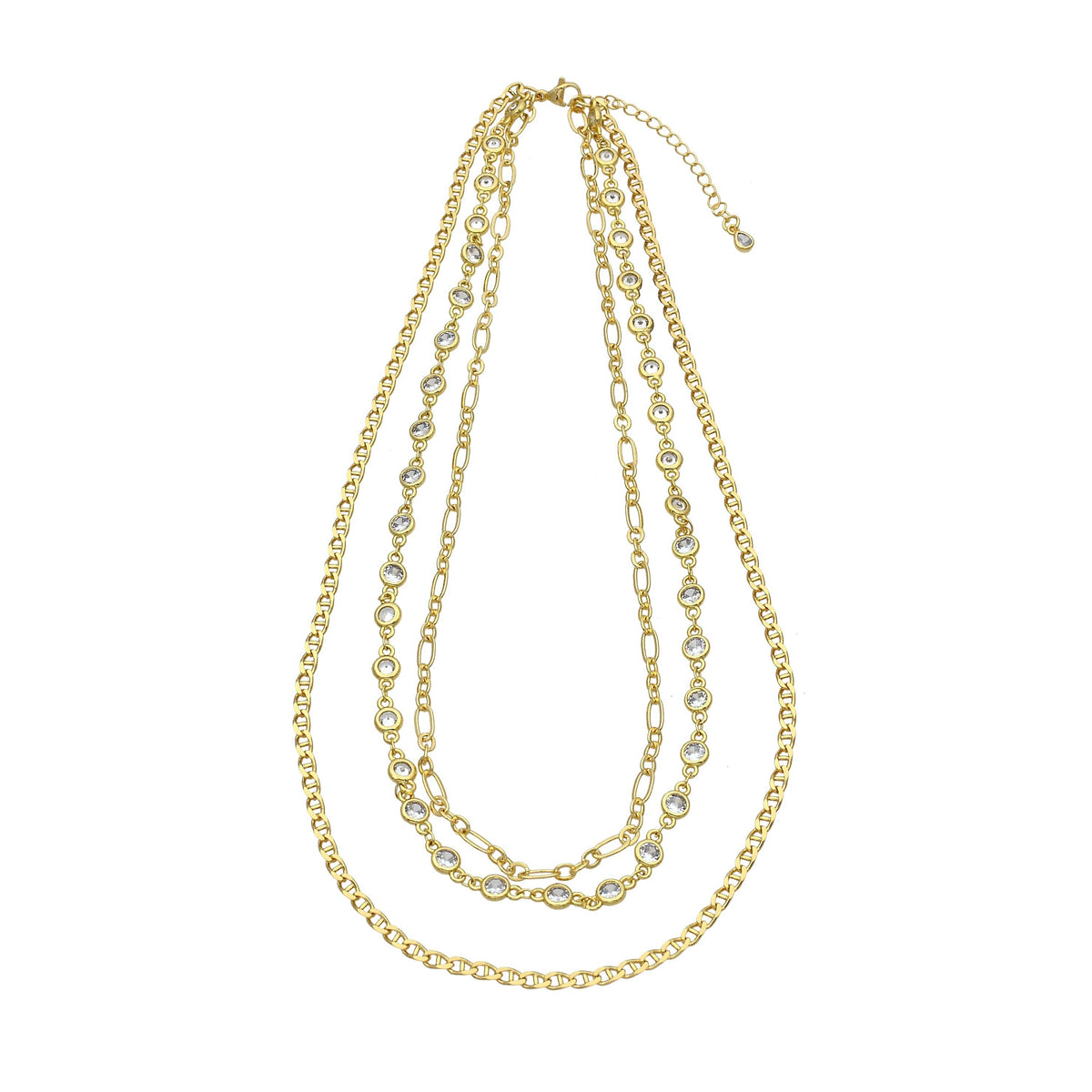 Triple Layered Statement Necklace CDESIGN-00357