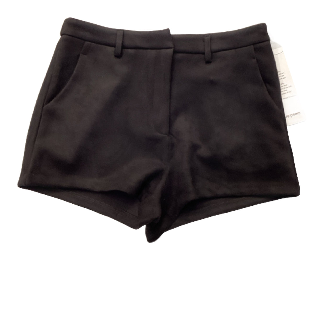 Love Poem Black Suede Short