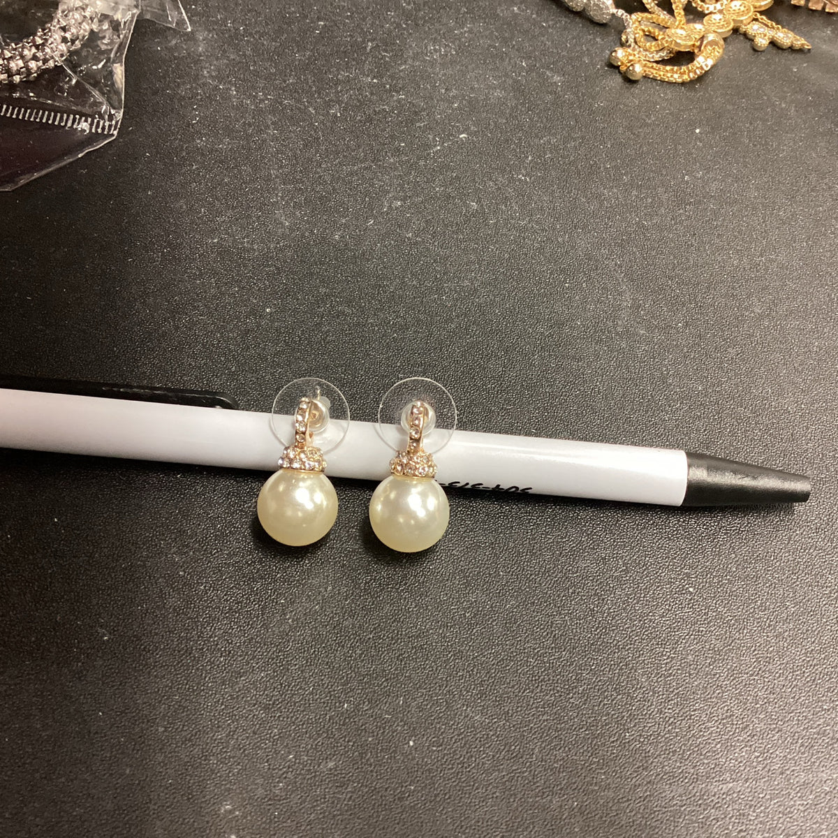 Pearl Diamond Earrings