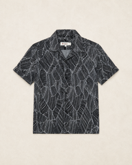 Sunset X Vine Black/Grey Button Down
