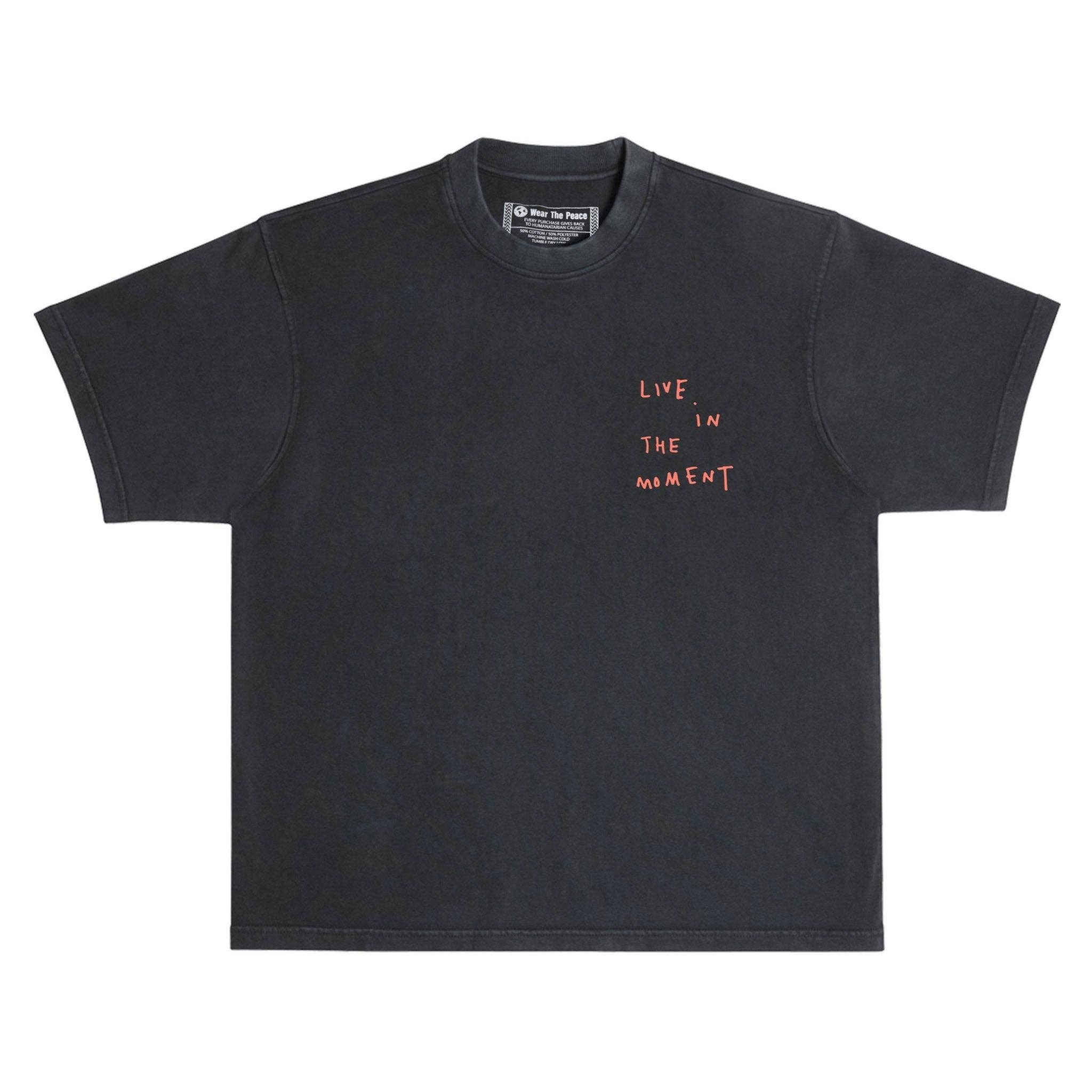 Live In The Moment Heavyweight Tee: Pistachio, S