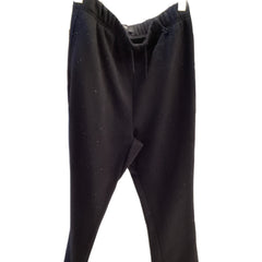 KDNK Black Bling Studded Sweat Pant