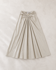 Lalavon Khaki Maxi Skirt