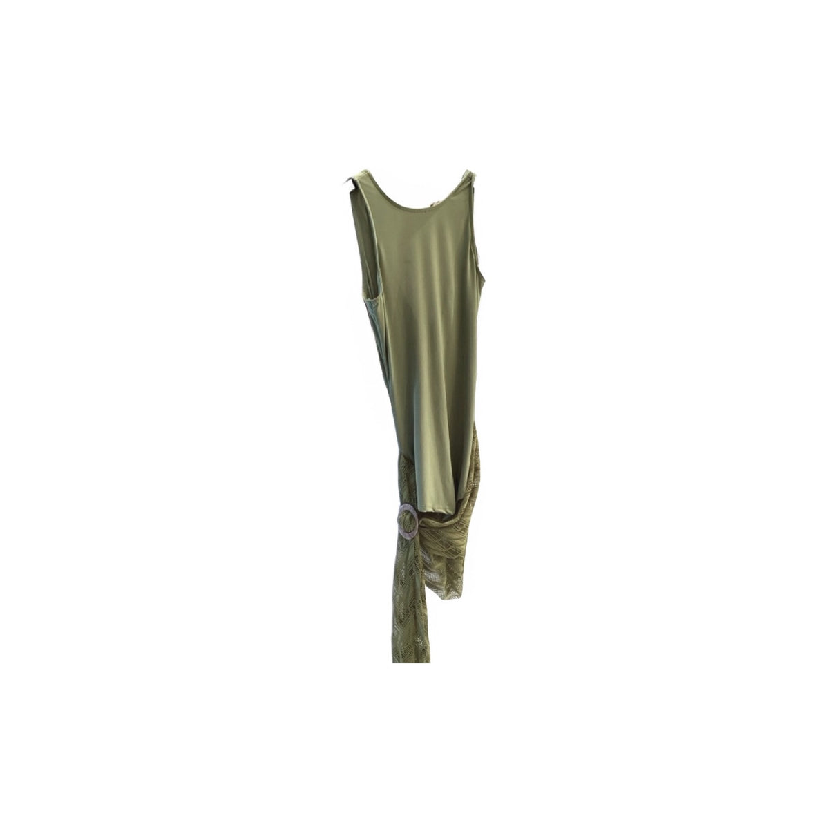 Mae Pink Pea Green Boy-Short Swimsuit