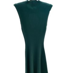 Timing Green Turtle Neck Dress