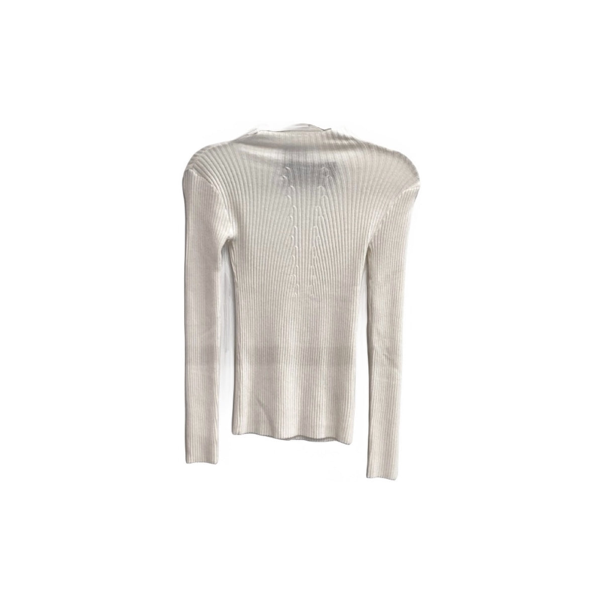 Timing Cream Ribbed Mock Turtleneck
