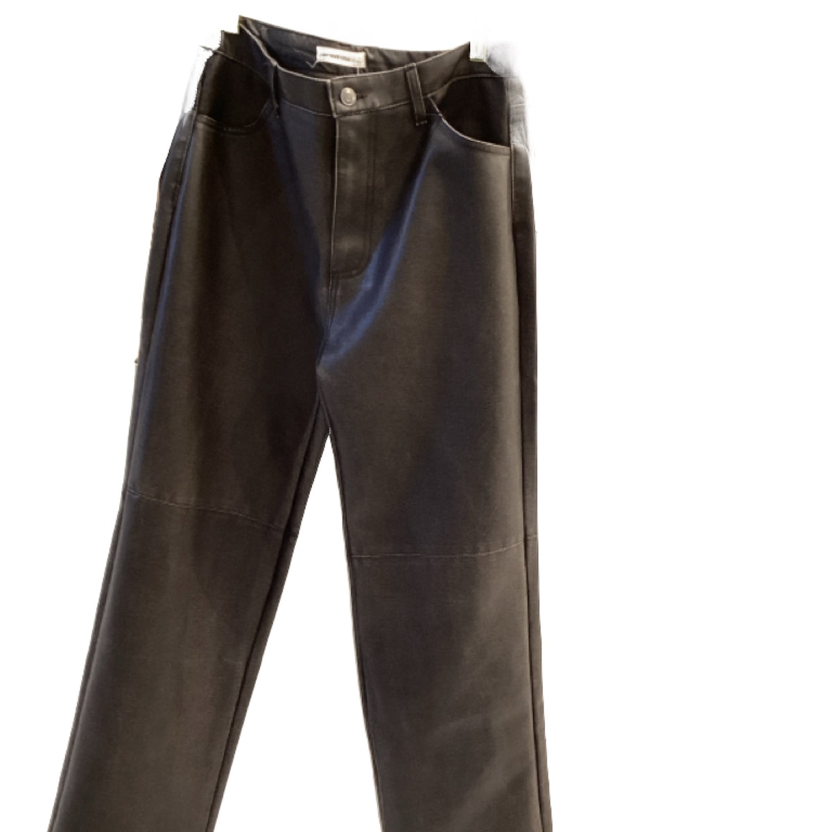 Active Usa Charcoal Grey Leather Pant