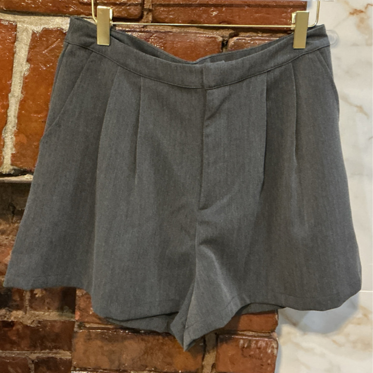 Lalavon grey trouser short