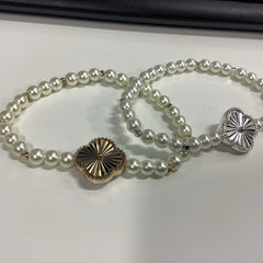 Pearl Clover Bracelet