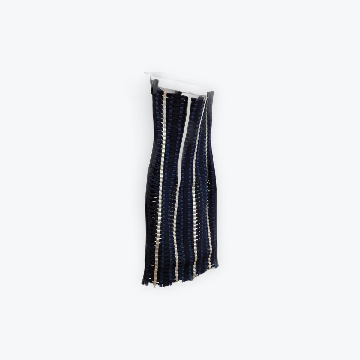 LECLA Black/Blue/Gold Basket Fashion Dress